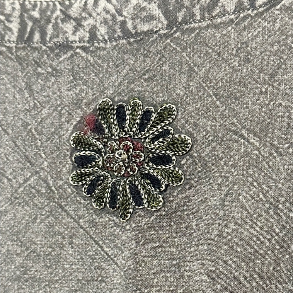 Young Threads Patchwork Embroidered Semi Sheer Bo… - image 6